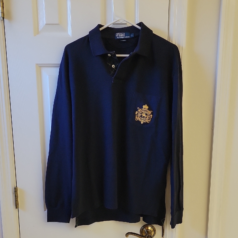 Ralph Lauren Mens polo long sleeve .